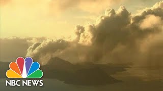 Ash Gushes From Philippines Volcano  NBC News Live Stream Recording [upl. by Eittak]