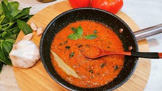 Sauce Tomate Maison pour Pizza ou Pâtes Astuce de conservation [upl. by Arries930]