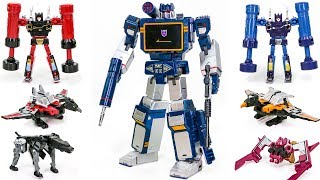 Transformers MasterPiece Mp 13 SOUNDWAVE KO THF Sonicwave Casseticon Transform Robot Toys [upl. by Uv]