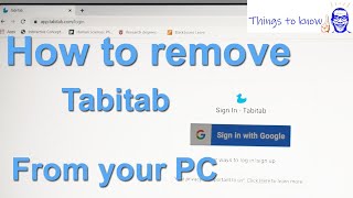 how to remove newtabclub كيفية التخلص من نيوتاب كلوب [upl. by Ecyar]