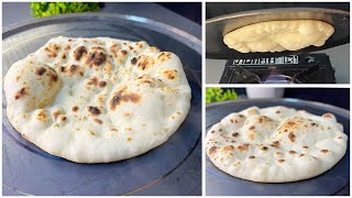 Tandoori Naan On Tawa  Best Ever Tandoori Roti without yeast amp Tandoor 🙂 [upl. by Lehcer]