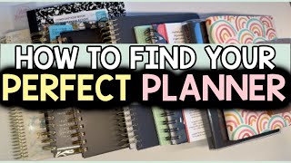 HOW TO FIND THE PERFECT PLANNER FOR YOU  2025 Planner Tips [upl. by Martinson]