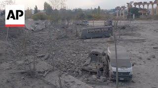 Aftermath of Israeli airstrike in Baalbek Lebanon [upl. by Arocet]