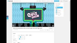Wordwall template gameshow quiz [upl. by Townsend]