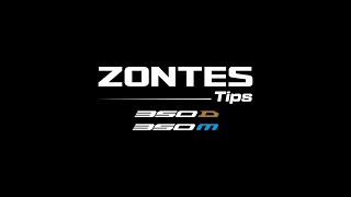 Zontes Tips Scooter D350 y M350 [upl. by Aleet]