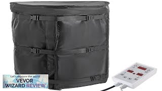 VEVOR Drum Heater Cover55 Gal Drum Heater Blanket 145° F Adjustable Oil Review [upl. by Rasecoiluj400]