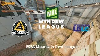 GODSENT vs LDLCcom  Spieltag 6 ESEA Mountain Dew League [upl. by Milda303]