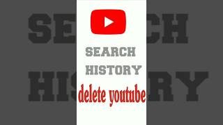 how to clear search history on youtube shorts viralvideo movie [upl. by Nyre629]