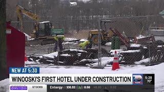 Winooski hotel project underway [upl. by Eceirehs]