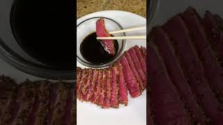 SEARED AHI TUNA RECIPE PEPPERED TUNA [upl. by Reivaz]