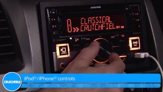 Alpine CDEW265BT Display and Controls Demo  Crutchfield Video [upl. by Olnton]