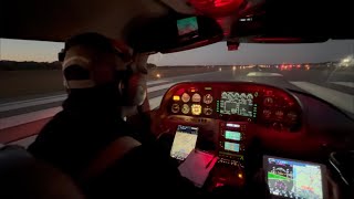 Raw footage of IFR flight from Martha’s Vineyard airport to Hartford airport in a Cirrus SR 22 ￼ [upl. by Reeve]