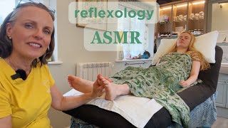 ASMR Reflexology amp Kinesiology for asmrbeauty 🦶Unintentional ASMR Real Person [upl. by Bryan]