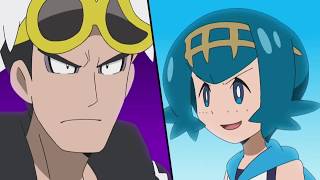 Lana vs Guzma Pokemon Sun and Moon Episode 134 English Dub [upl. by Wendelin]