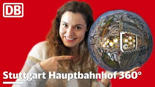 Virtuelle Führung Stuttgart 21  Stuttgart Hauptbahnhof in 360° [upl. by Lovato]