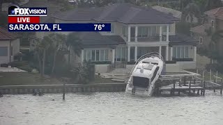 LIVE Hurricane Milton webcams from Florida [upl. by Sawyor547]