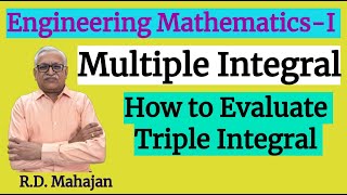 How to Evaluate Triple integration I Engineering Mathematics  I [upl. by Christal]