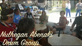 Nulhegan Abenaki Drum Group Performs at 2017 Abenaki Heritage Celebration [upl. by Ardnik]