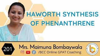 Polynuclearhydrocarbons 14 haworth synthesis of phenanthrene  MOPhaworth synthesis 4 [upl. by Cadel]