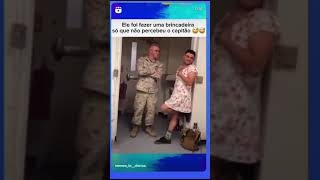 Mó mancada soldado 😂 kkkk shorts humor comedy se inscreve aí tropa 🙏🏻🙏🏻 [upl. by Florin]