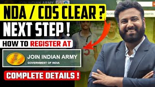 Correct Way To Register Indian Army Site😱 Most Aspirants Do This Mistake NDA CDS 2024 LWS [upl. by Thanasi418]