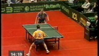 Waldner wins 1996 European Championships [upl. by Asilrak]