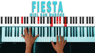 Medley  Fiesta  Miel San Marcos Piano Tutorial Parte 6 [upl. by Patricio582]