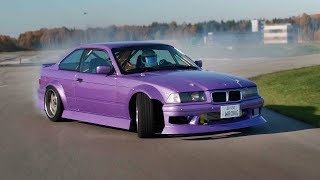 DIESEL DRIFT CAR  BMW E36 330D WRONG36 DRIFTING [upl. by Ralf]