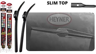 How to fit HEYNER Super Flat Premium wiper blades on SLIM TOP arm [upl. by Cathee]