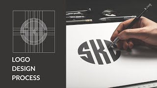 The Logo Design Process From Start To Finish  Learn How To design Any letters In Circle [upl. by Ettenot203]