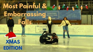 Funny Slips and Falls Compilation  Iceskating [upl. by Eerual]