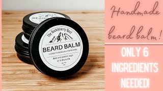 Easiest beard balm recipe youll find  RECIPE INCLUDED [upl. by Horatius]