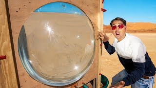 We Made Worlds Biggest Magnifying Lens  1000 Rupees Only [upl. by Taylor]