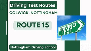 Colwick Driving Test Centre Nottingham  Driving Test Routes Route 15 [upl. by Inalial946]