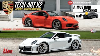 Two TechArt 992 Porsche Builds techart [upl. by Nivri387]