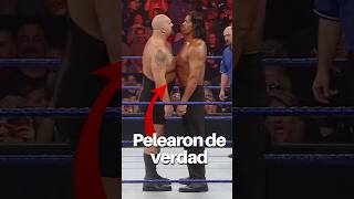 LUCHADORES QUE PELEARON de VERDAD shorts wwe [upl. by Yerag124]