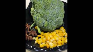 Egg drop Broccoli corn soup  food reels cooking recipe chinese youtubeshorts youtube [upl. by Nelehyram]