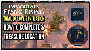 Immortals Fenyx Rising Trial of Loves Initiation Guide amp Treasure Chest Location A New God DLC [upl. by Hametaf]