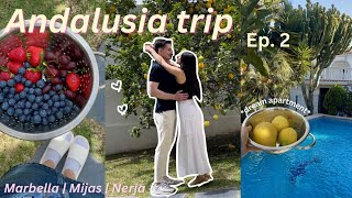 ROAD TRIP through ANDALUSIA 🍋🌞 travel VLOG  exploring SPAIN 🇪🇸 food dreamy location [upl. by Solly]