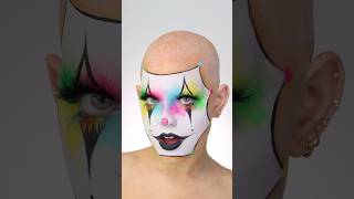 CRAZY NEON CLOWN MAKEUP REVEAL [upl. by Jandel]