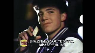 1989 Burger King Ben Affleck commercial [upl. by Derry]