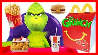 The Grinch Happy Meal at McDonalds with Wreck It Ralph Surprise Toys and Christmas Slime [upl. by Brion662]