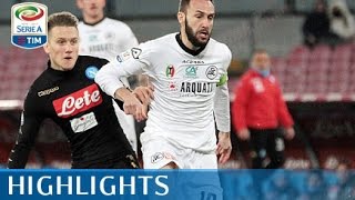 Napoli  Spezia  31  Highlights  Tim Cup 201617 [upl. by Bronson]