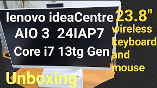 IdeaCentre AIO 3 24IAP7 Unboxing F0GH00V9AK [upl. by Anhcar]