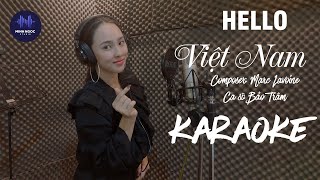 Hello VietNam Karaoke  Bảo Trâm  Minh Ngọc Studio [upl. by Aubigny]