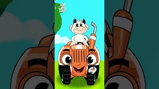 El tractor de la granja  Toy Cantando cancionesinfantiles shorts [upl. by Newnorb]