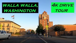 Walla Walla Washington  4k Driving Tour  Dashcam [upl. by Sheelagh956]