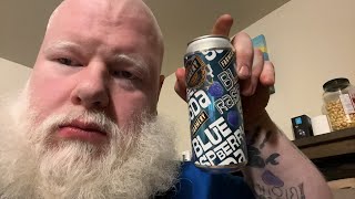 Farmery Blue Raspberry Soda  Albino Rhino Non Alcoholic Review [upl. by Annaeel]