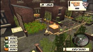 Wallace and Gromit Curse of the Were Rabbit  Part 4  CLEANING TOWN HALL No Commentary [upl. by Isahella402]