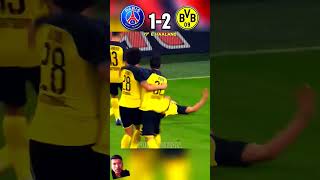 Psg vs Borussia dortmand 😵 football neymar sorth [upl. by Ludeman820]